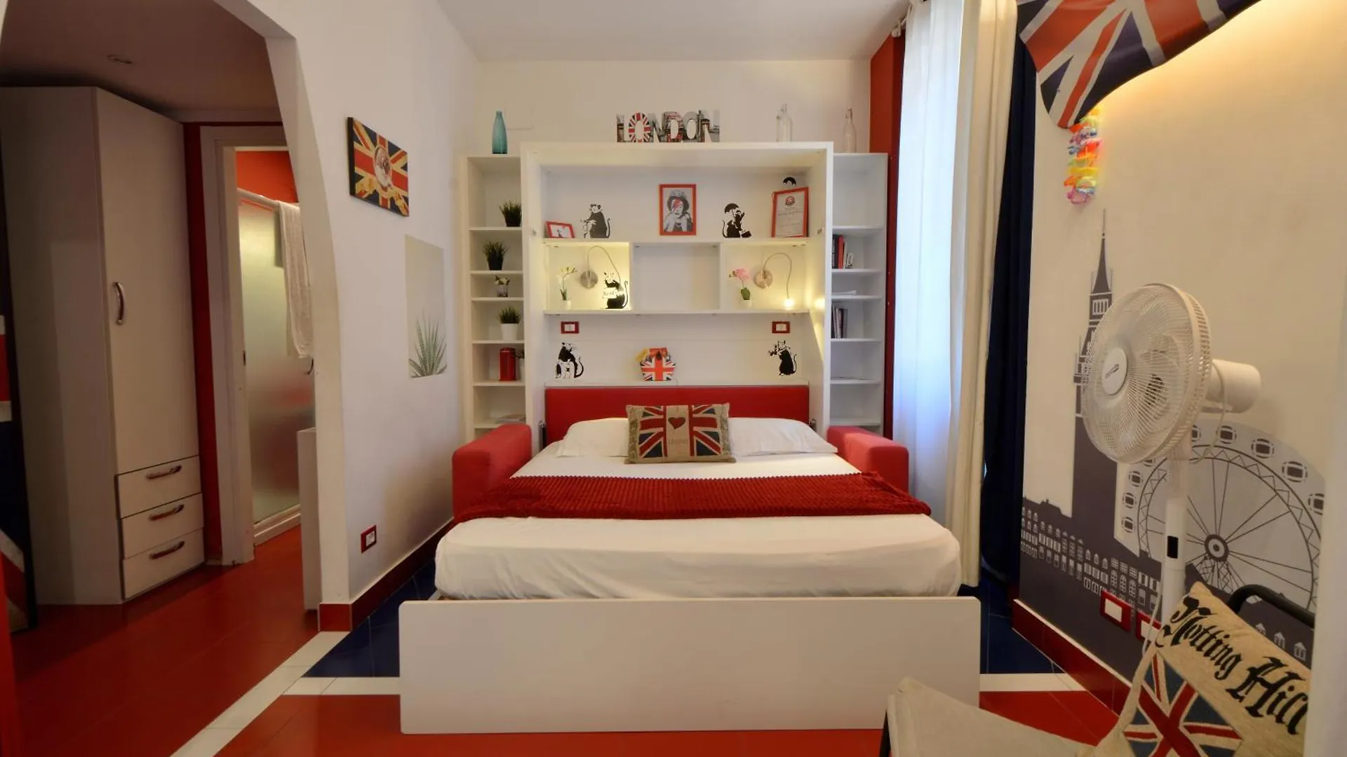 Bellissimo Mini Appartamento Deluxe Di Design E A Tema Inghiterra - Potente Wi-Fi Ottimo Il Collegamento Con Aeroporto Di Malpensa E Rho Fiera, Vicino A 3 Linee Metropolitane Μιλάνο 0*,
